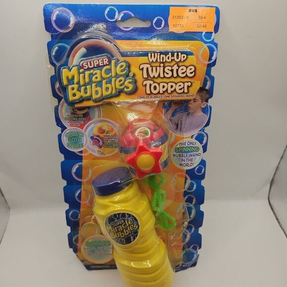 Imperial 2004 Vintage Super Miracle Bubbles Wind-up Twistee Topper No. 21353 - Picture 1 of 16